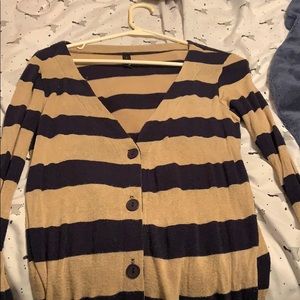 Black and gold sweater